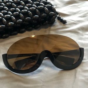 Emilio Pucci Aviator Shield Sunglasses